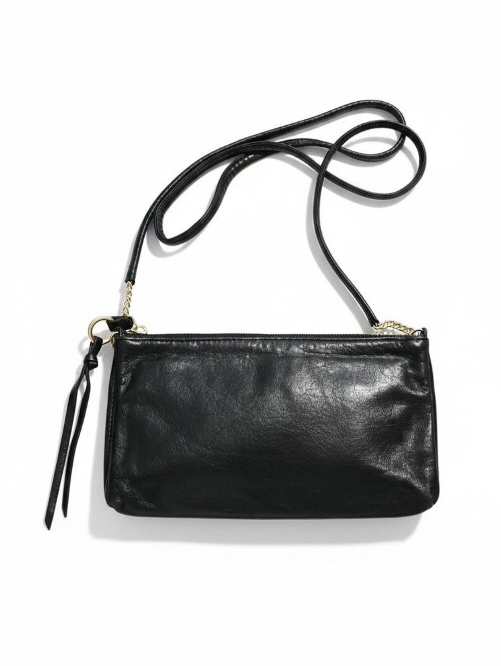 Hobo The Original Lamskin Leather Crossbody Bag.